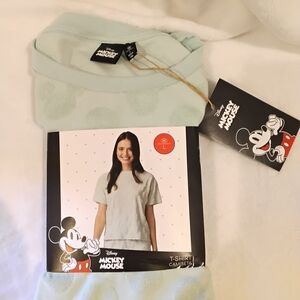 Disney Mint Green Mickey Mouse Relaxed Fit Shirt